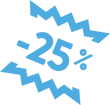FINE SERIE SCONTO 25%